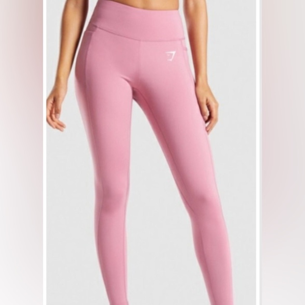 Dusty pink Gymshark Leggings S/xs with pockets